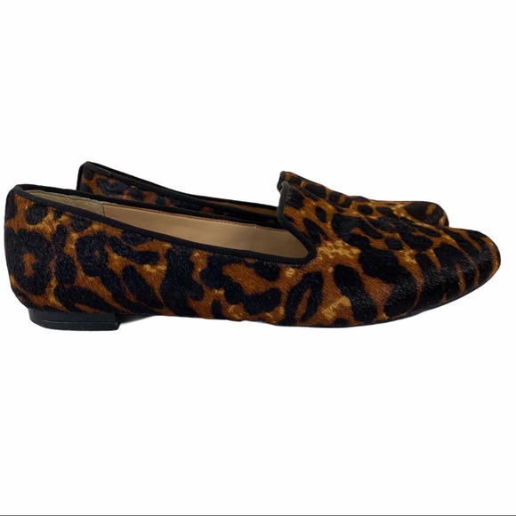 Antonio Milano Bovine Hair Leopard Print Flat - Picture 2 of 5